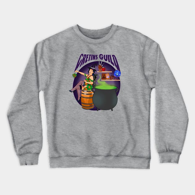 Welcome to the Spooky Guild! Crewneck Sweatshirt by CretinsGuild